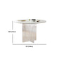 White Modern Dining Table Set 1/2/3/5 Pcs Kitchen Table and Chairs Clearhalo 'Dining Room Sets' 'Dining Tables & Seating' 'dining_room_set' 'furn' 'furn_dining_room_set' 'Furniture' 'Kitchen & Dining Furniture' 5691765
