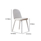 White Modern Dining Table Set 1/2/3/5 Pcs Kitchen Table and Chairs Clearhalo 'Dining Room Sets' 'Dining Tables & Seating' 'dining_room_set' 'furn' 'furn_dining_room_set' 'Furniture' 'Kitchen & Dining Furniture' 5691766