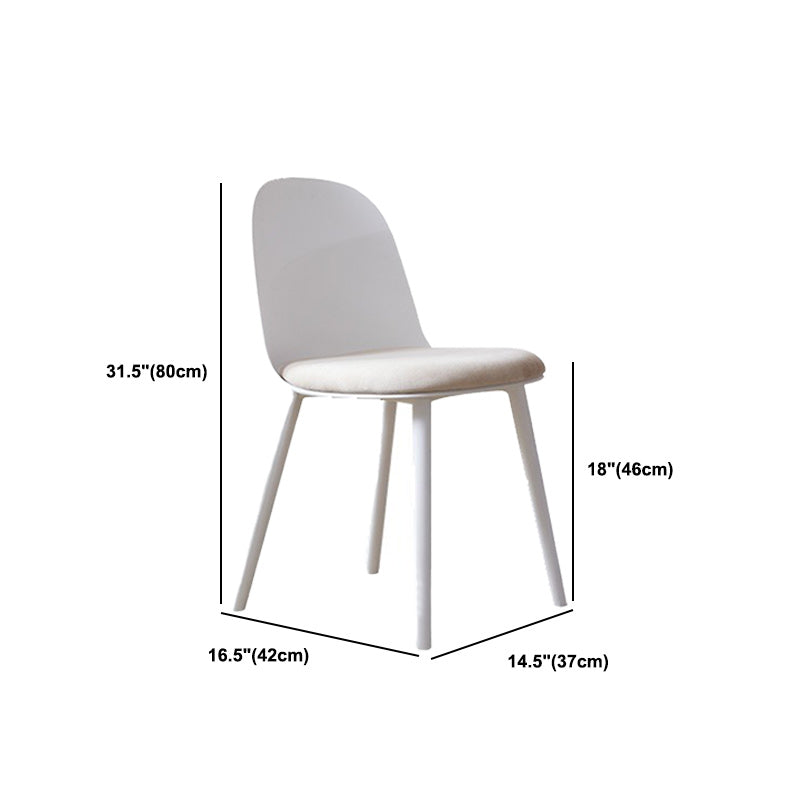 White Modern Dining Table Set 1/2/3/5 Pcs Kitchen Table and Chairs Clearhalo 'Dining Room Sets' 'Dining Tables & Seating' 'dining_room_set' 'furn' 'furn_dining_room_set' 'Furniture' 'Kitchen & Dining Furniture' 5691766