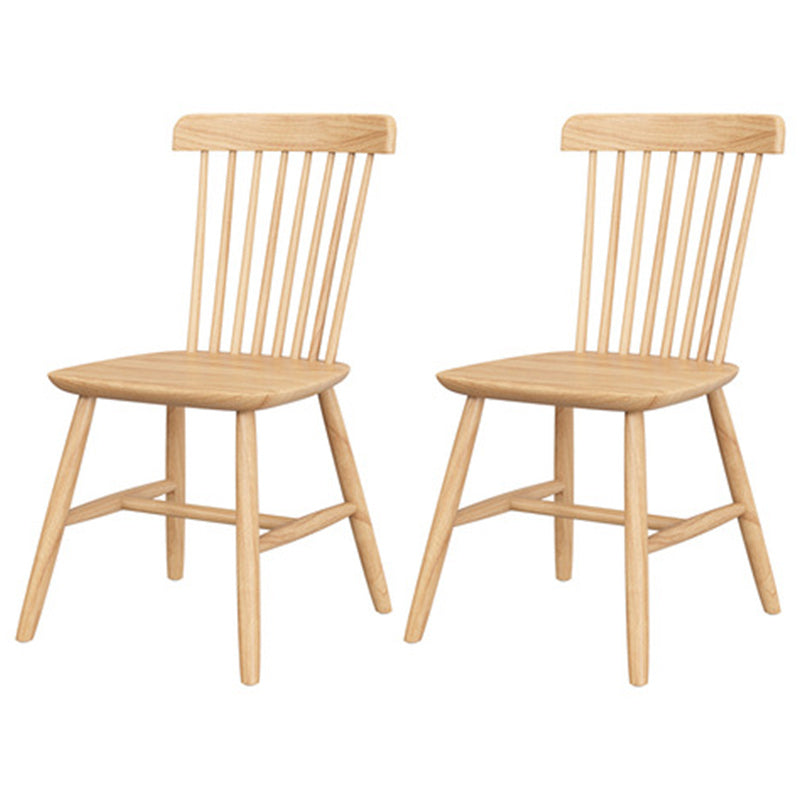 Modern Dining Set 1/2/5 Pcs Solid Wood Table with Cow Horn Chairs and Windsor Chairs 2 Wood Chairs Clearhalo 'Dining Room Sets' 'Dining Tables & Seating' 'dining_room_set' 'furn' 'furn_dining_room_set' 'Furniture' 'Kitchen & Dining Furniture' 5691768
