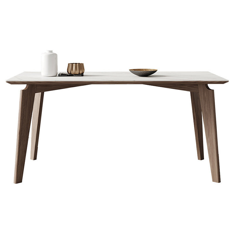 Modern Sintered Stone Top Dining Set Rectangle 1/4/5/7 Pieces Dinette Table Set in Grey White 70.9"L x 35.4"W Clearhalo 'Dining Room Sets' 'Dining Tables & Seating' 'dining_room_set' 'furn' 'furn_dining_room_set' 'Furniture' 'Kitchen & Dining Furniture' 5691808