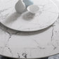 Contemporary Stone Round Dining Set 1/4/7/11 Pieces Turntable Dining Furniture for Home Clearhalo 'Dining Room Sets' 'Dining Tables & Seating' 'dining_room_set' 'furn' 'furn_dining_room_set' 'Furniture' 'Kitchen & Dining Furniture' 5691827