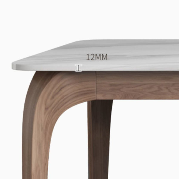 Juego de comedor moderno con tapa de piedra sinterizada, juego de mesa de comedor rectangular de 1/2/5 piezas