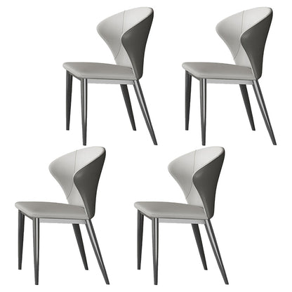 Modern Style Sintered Stone Rectangle Table Set 1/4/5/7 Pieces Dining Set 4 Grey Chairs Clearhalo 'Dining Room Sets' 'Dining Tables & Seating' 'dining_room_set' 'furn' 'furn_dining_room_set' 'Furniture' 'Kitchen & Dining Furniture' 5691933