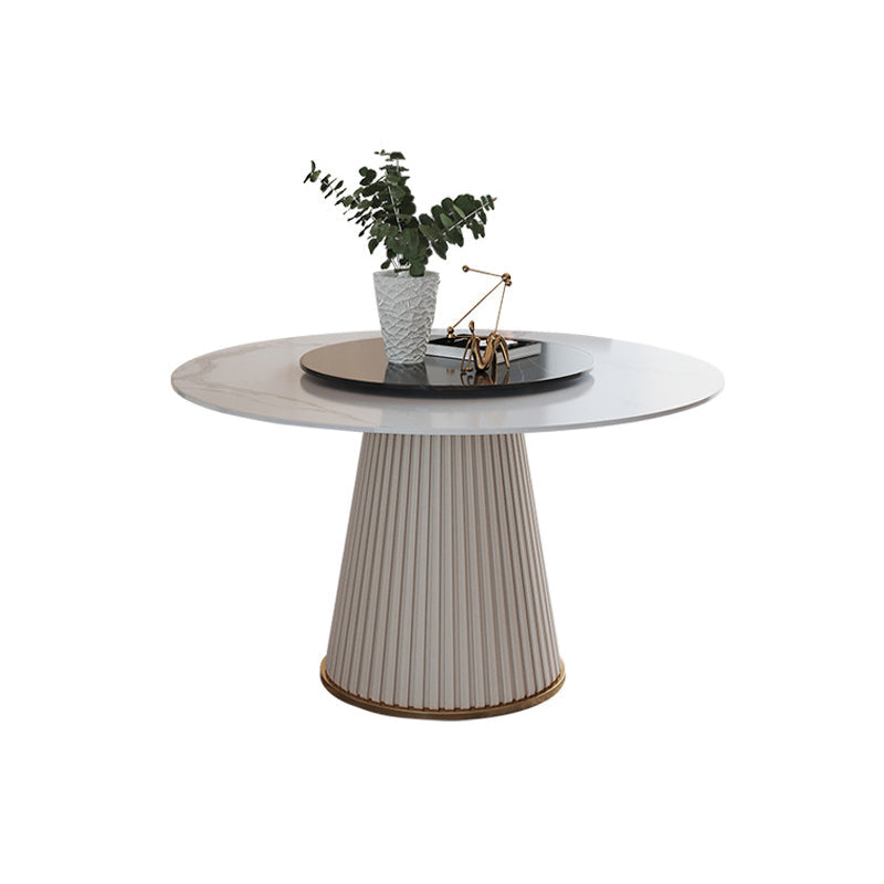 Muebles de comedor de piedra glam 1/2/3/5/7 piezas de comedor giratorio para el hogar