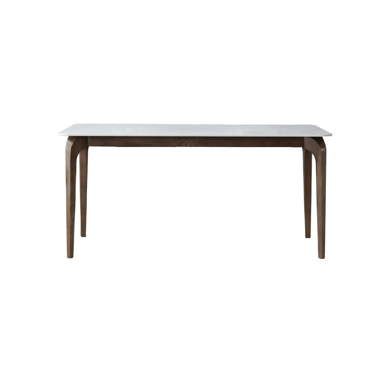 Contemporary Sintered Stone Rectangle Table Set 1/4/5 Pieces Dining Set Clearhalo 'Dining Room Sets' 'Dining Tables & Seating' 'dining_room_set' 'furn' 'furn_dining_room_set' 'Furniture' 'Kitchen & Dining Furniture' 5691990