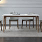 Contemporary Sintered Stone Rectangle Table Set 1/4/5 Pieces Dining Set Clearhalo 'Dining Room Sets' 'Dining Tables & Seating' 'dining_room_set' 'furn' 'furn_dining_room_set' 'Furniture' 'Kitchen & Dining Furniture' 5691994