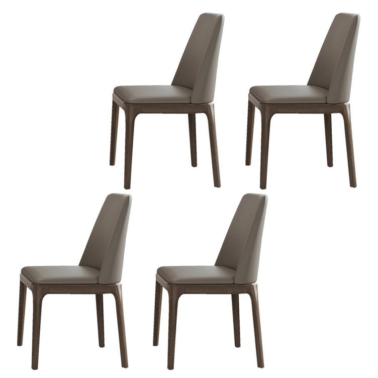 Contemporary Style Sintered Stone Rectangle Table Set 1/4/5/7 Pieces Dining Set 4 Grey Chairs Clearhalo 'Dining Room Sets' 'Dining Tables & Seating' 'dining_room_set' 'furn' 'furn_dining_room_set' 'Furniture' 'Kitchen & Dining Furniture' 5692005