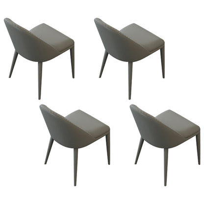 Set da tavolo moderno rettangolare in pietra sinterizzata Set da pranzo da 1/4/5/7 pezzi