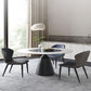 Contemporary Sintered Stone Round Table Set 1/4/7 Pieces Dining Set 4 Pieces: Table, 3 Chairs Clearhalo 'Dining Room Sets' 'Dining Tables & Seating' 'dining_room_set' 'furn' 'furn_dining_room_set' 'Furniture' 'Kitchen & Dining Furniture' 5692059