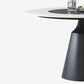 Contemporary Sintered Stone Round Table Set 1/4/7 Pieces Dining Set Clearhalo 'Dining Room Sets' 'Dining Tables & Seating' 'dining_room_set' 'furn' 'furn_dining_room_set' 'Furniture' 'Kitchen & Dining Furniture' 5692063
