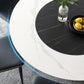 Contemporary Sintered Stone Round Table Set 1/4/7 Pieces Dining Set Clearhalo 'Dining Room Sets' 'Dining Tables & Seating' 'dining_room_set' 'furn' 'furn_dining_room_set' 'Furniture' 'Kitchen & Dining Furniture' 5692066