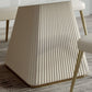 Ensemble de table rectangulaire en pierre frittée de style Glam nordique, ensemble de 1/4/5/7 pièces