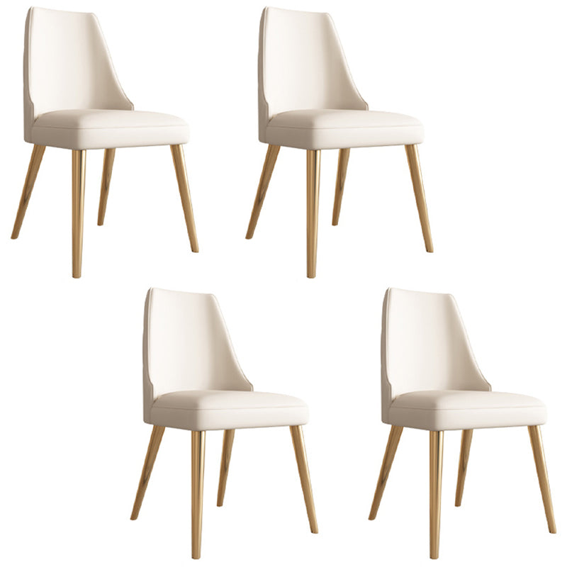 Nordic Style Sintered Stone Rectangle Table Set 1/4/5/7 Pieces Set 4 Beige Chairs Clearhalo 'Dining Room Sets' 'Dining Tables & Seating' 'dining_room_set' 'furn' 'furn_dining_room_set' 'Furniture' 'Kitchen & Dining Furniture' 5692107
