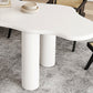 Modern Simple Wooden Meeting Desk Irregular Shape Desk for Dining Room and Office