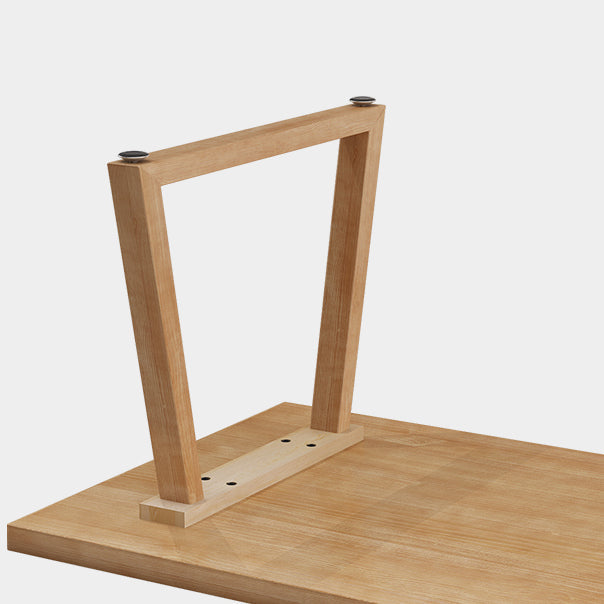 Scrivania da ufficio a slitta in stile moderno scrivania rettangolare in legno massiccio per casa