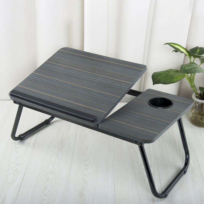 Rectangular Writing Desk Artificial Wood Top Folding Office Desk with Metal Legs Clearhalo 'furn' 'furn_office_desk' 'Furniture' 'Office Desks' 'Office Furniture' 'office_desk' 5692294