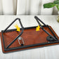Rectangular Writing Desk Artificial Wood Top Folding Office Desk with Metal Legs Clearhalo 'furn' 'furn_office_desk' 'Furniture' 'Office Desks' 'Office Furniture' 'office_desk' 5692298
