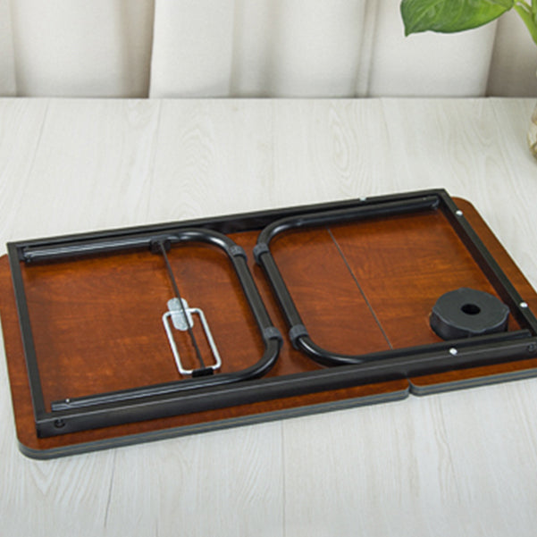 Rectangular Writing Desk Artificial Wood Top Folding Office Desk with Metal Legs Clearhalo 'furn' 'furn_office_desk' 'Furniture' 'Office Desks' 'Office Furniture' 'office_desk' 5692299