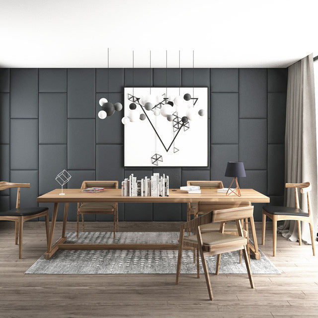 Desa di scrittura in legno massiccio rettangolare da 30 "H Desk rettangolare in legno massiccio