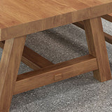 Mesa rectangular de 30 pulgadas de altura Mesa de caballete para el hogar