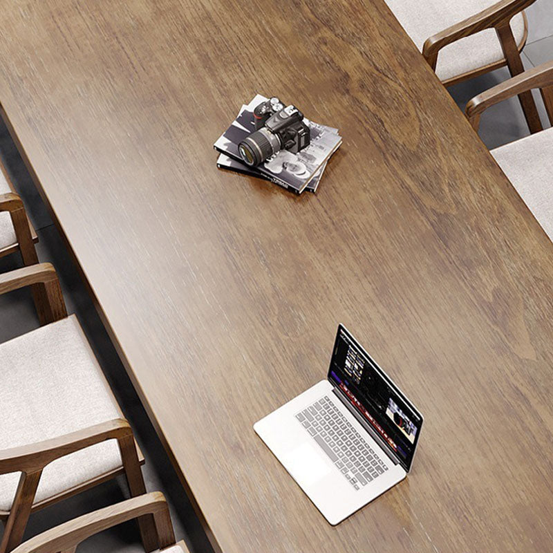 MODERNA DESCA OFFEGNO IN LEGNO STRADA 29,5 "H DESCIO RETTANGOLARE