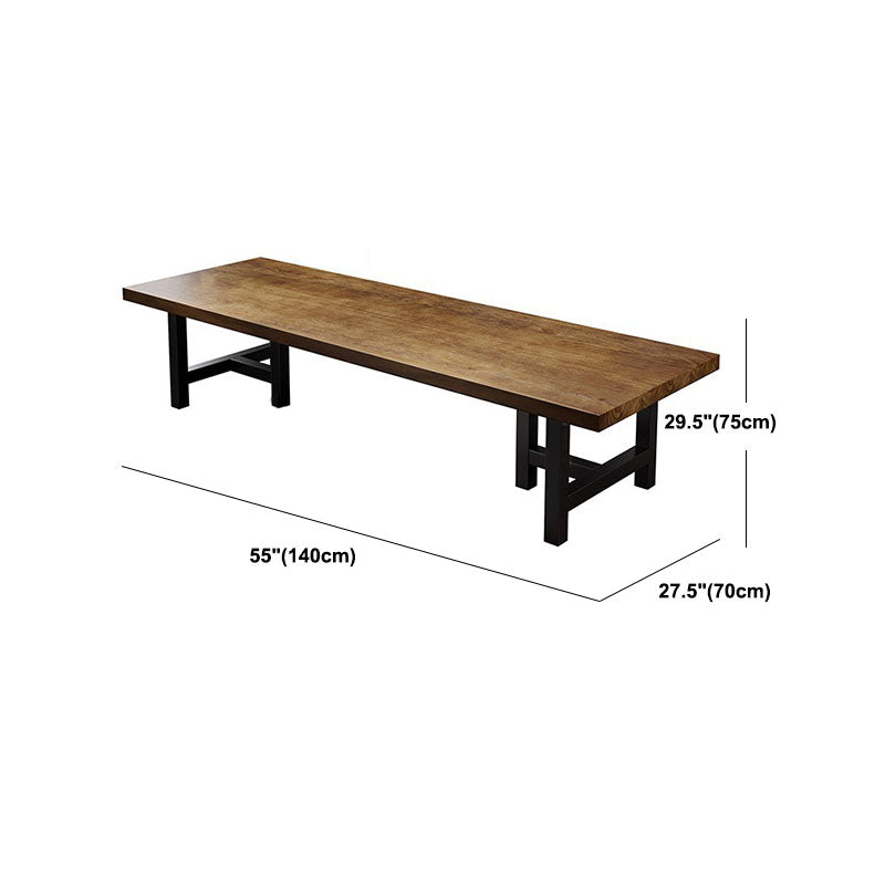 MODERNA DESCA OFFEGNO IN LEGNO STRADA 29,5 "H DESCIO RETTANGOLARE