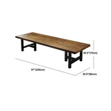 MODERNA DESCA OFFEGNO IN LEGNO STRADA 29,5 "H DESCIO RETTANGOLARE