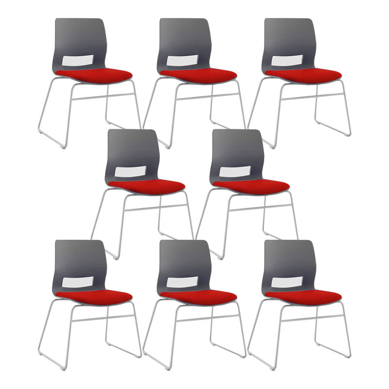 Chaise de bureau sans bras contemporaine chaise / chaise de bureau chromée