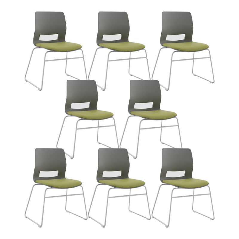 Chaise de bureau sans bras contemporaine chaise / chaise de bureau chromée