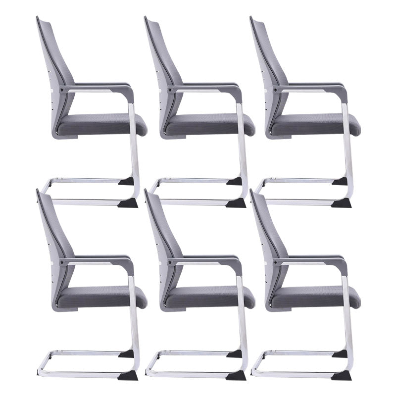 Chaise de bureau à bras fixes moderne