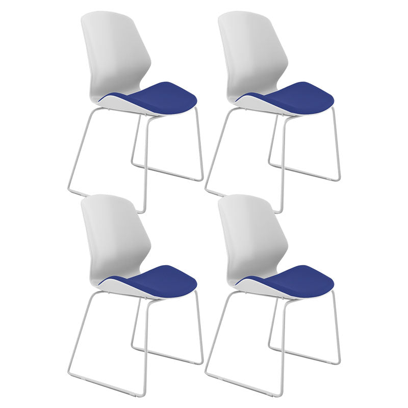 Modern Mid Back Chair Armless CorLiving Workspace Conference Chair