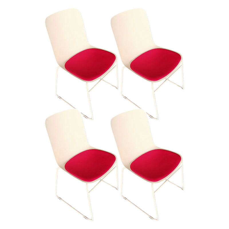 Eigentijdse bureaustoel geen pijnlijke armloze conferentiestoel