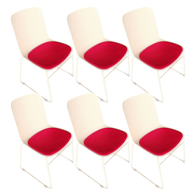 Eigentijdse bureaustoel geen pijnlijke armloze conferentiestoel