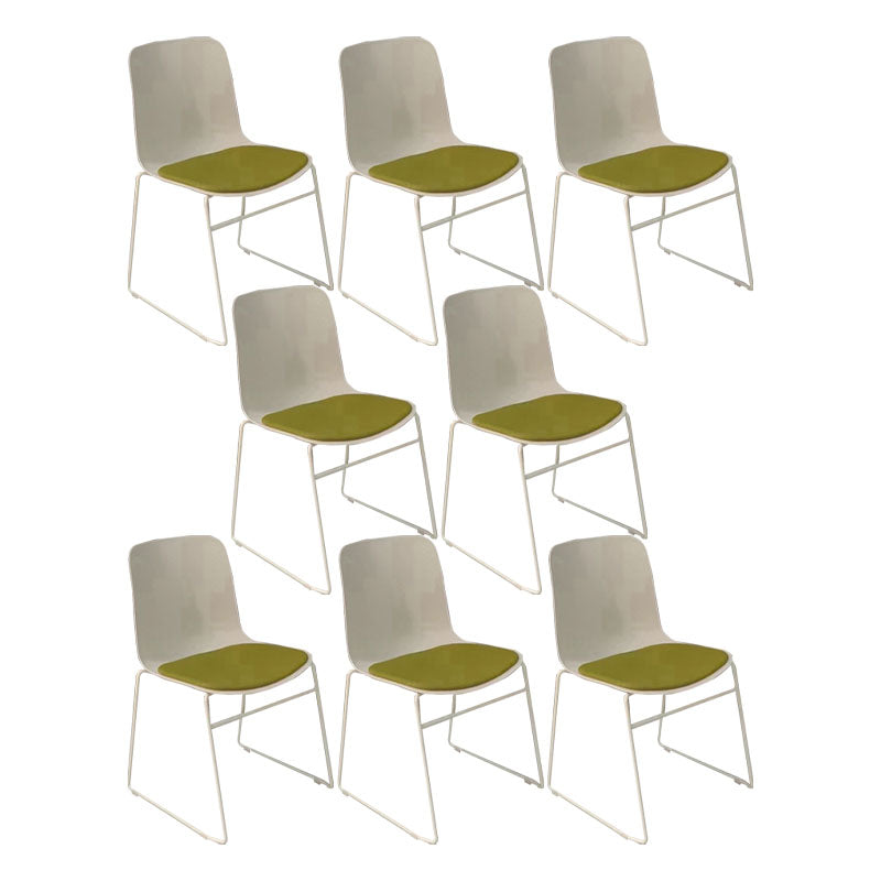 Eigentijdse bureaustoel geen pijnlijke armloze conferentiestoel