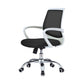 Modern Steel Conference Chair Adjustable Fixed Arms Office Chair Matte Black 1 Piece Clearhalo 'furn' 'furn_office_chair' 'Furniture' 'Office Chairs' 'Office Furniture' 'office_chair' 5692805
