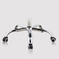 Fixed Arms Desk Chair Mid Back Swivel with Wheels Ergonomic Office Chair