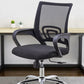 Fixed Arms Desk Chair Mid Back Swivel with Wheels Ergonomic Office Chair