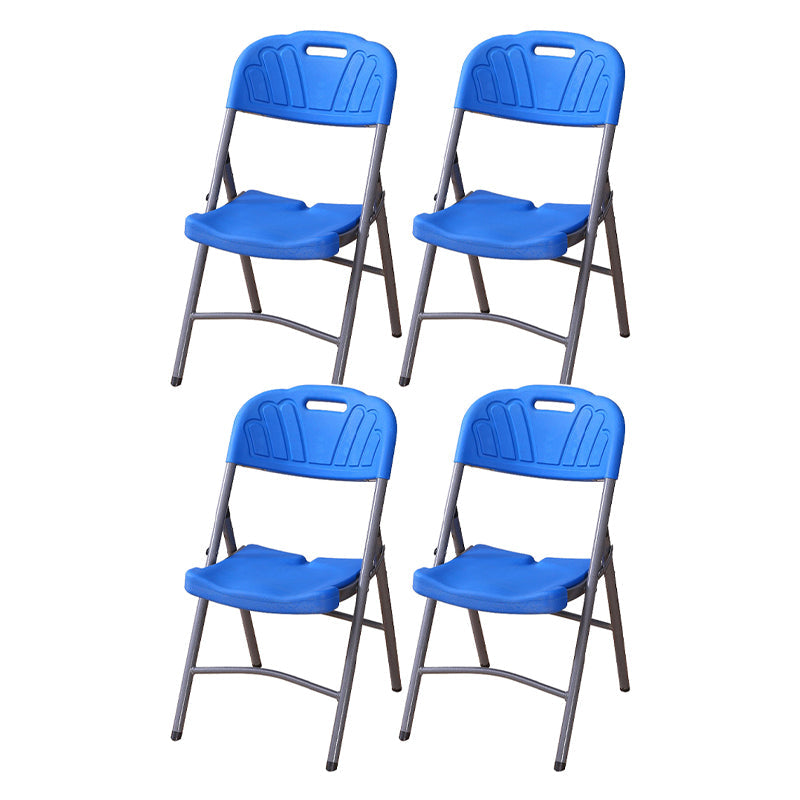 アームレス折りたたみ式の会議椅子モダンプラスチックオフィスチェア