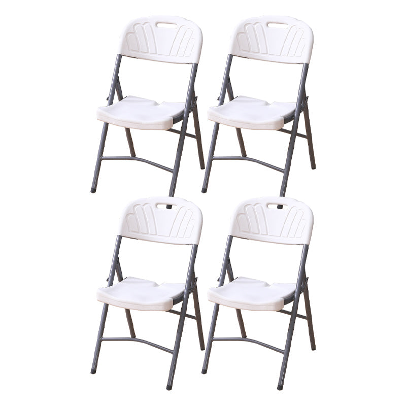 アームレス折りたたみ式の会議椅子モダンプラスチックオフィスチェア