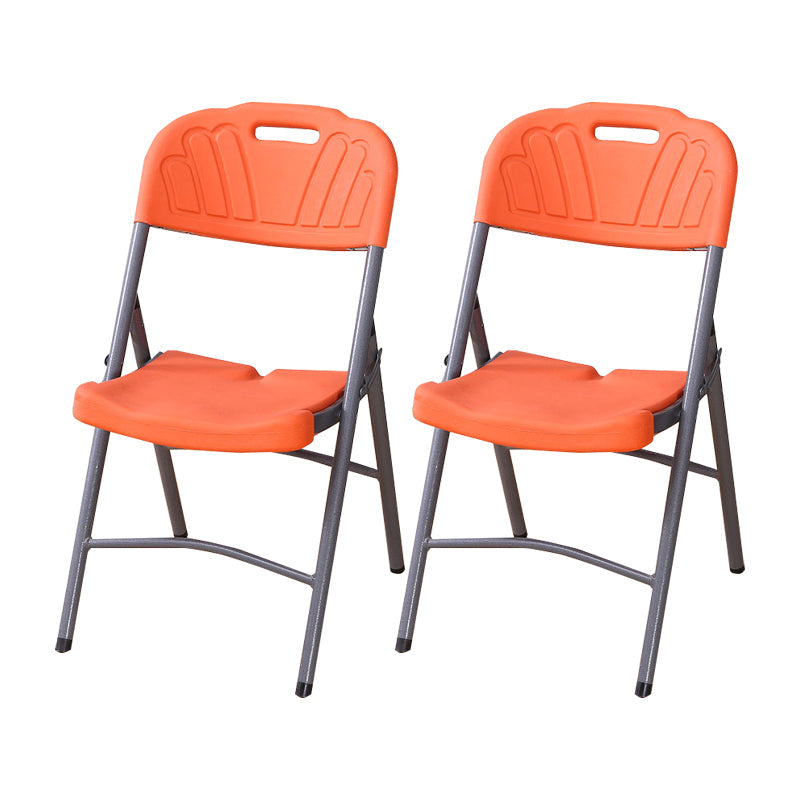 アームレス折りたたみ式の会議椅子モダンプラスチックオフィスチェア