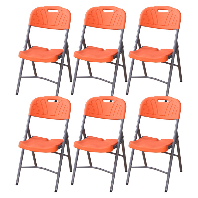 アームレス折りたたみ式の会議椅子モダンプラスチックオフィスチェア