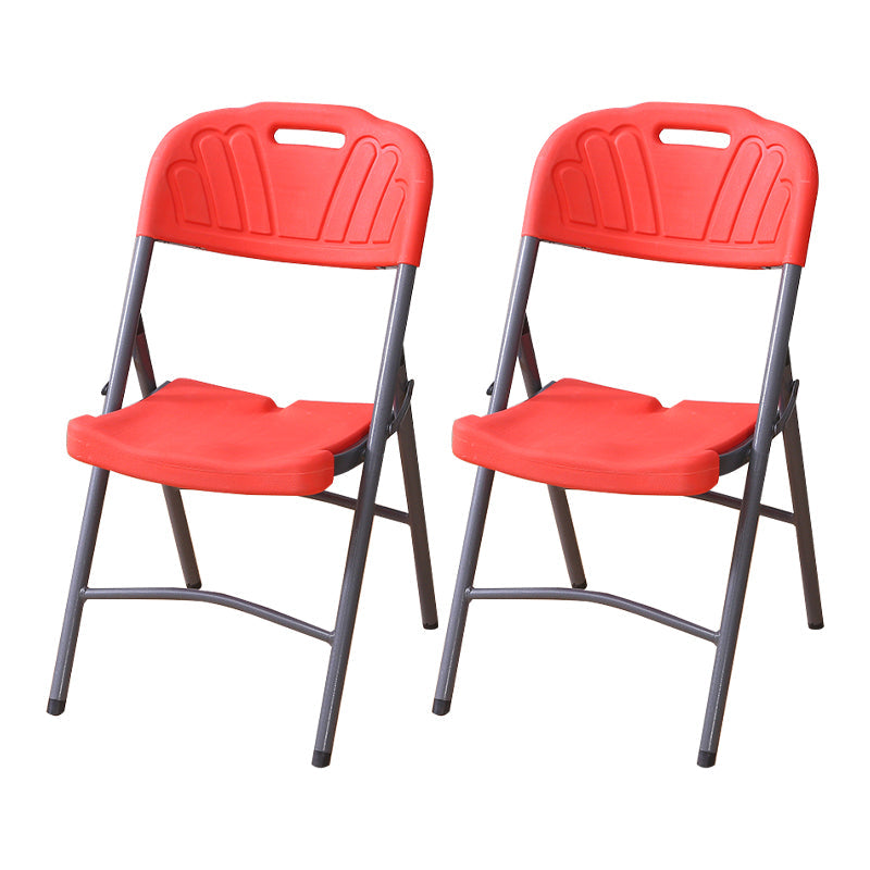 アームレス折りたたみ式の会議椅子モダンプラスチックオフィスチェア