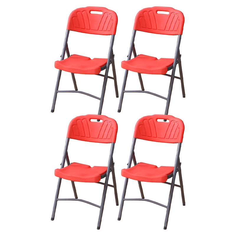 アームレス折りたたみ式の会議椅子モダンプラスチックオフィスチェア