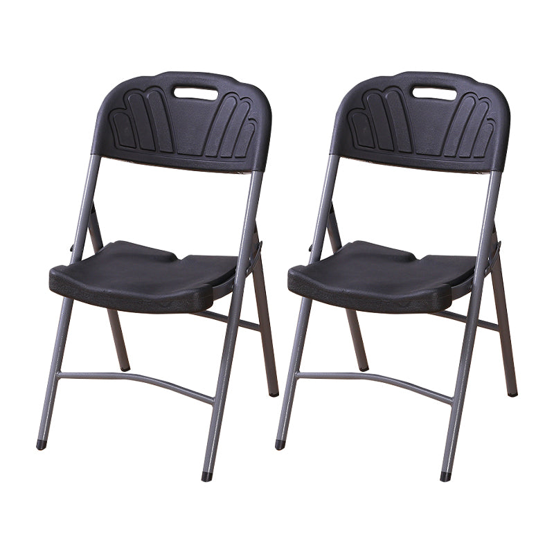 アームレス折りたたみ式の会議椅子モダンプラスチックオフィスチェア