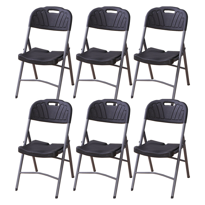 アームレス折りたたみ式の会議椅子モダンプラスチックオフィスチェア