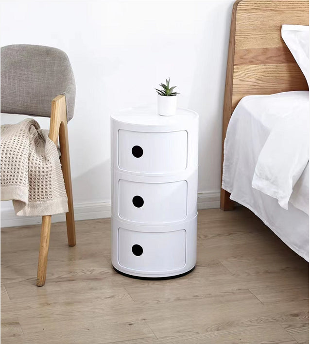 2/3/4-Türer-Nachttisch (Indien) 12,6 "H Plastik-Nachttischschrank