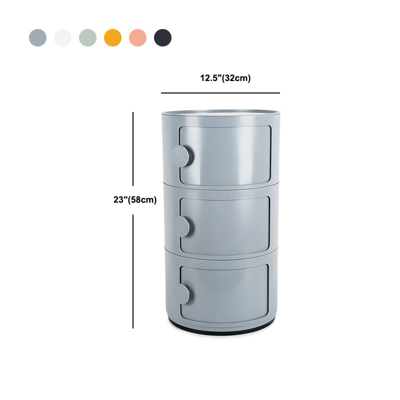 2/3/4-Türer-Nachttisch (Indien) 12,6 "H Plastik-Nachttischschrank