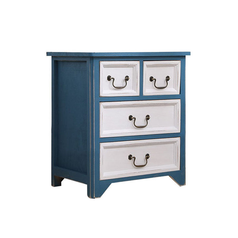 Poitrine de lingerie en bois massif traditionnel coffre de rangement vertical avec tiroirs, 19,5 "L x 14" W