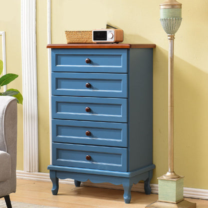 14 "W Wood Rangement en bois commode de rangement coffre de rangement traditionnel avec tiroirs